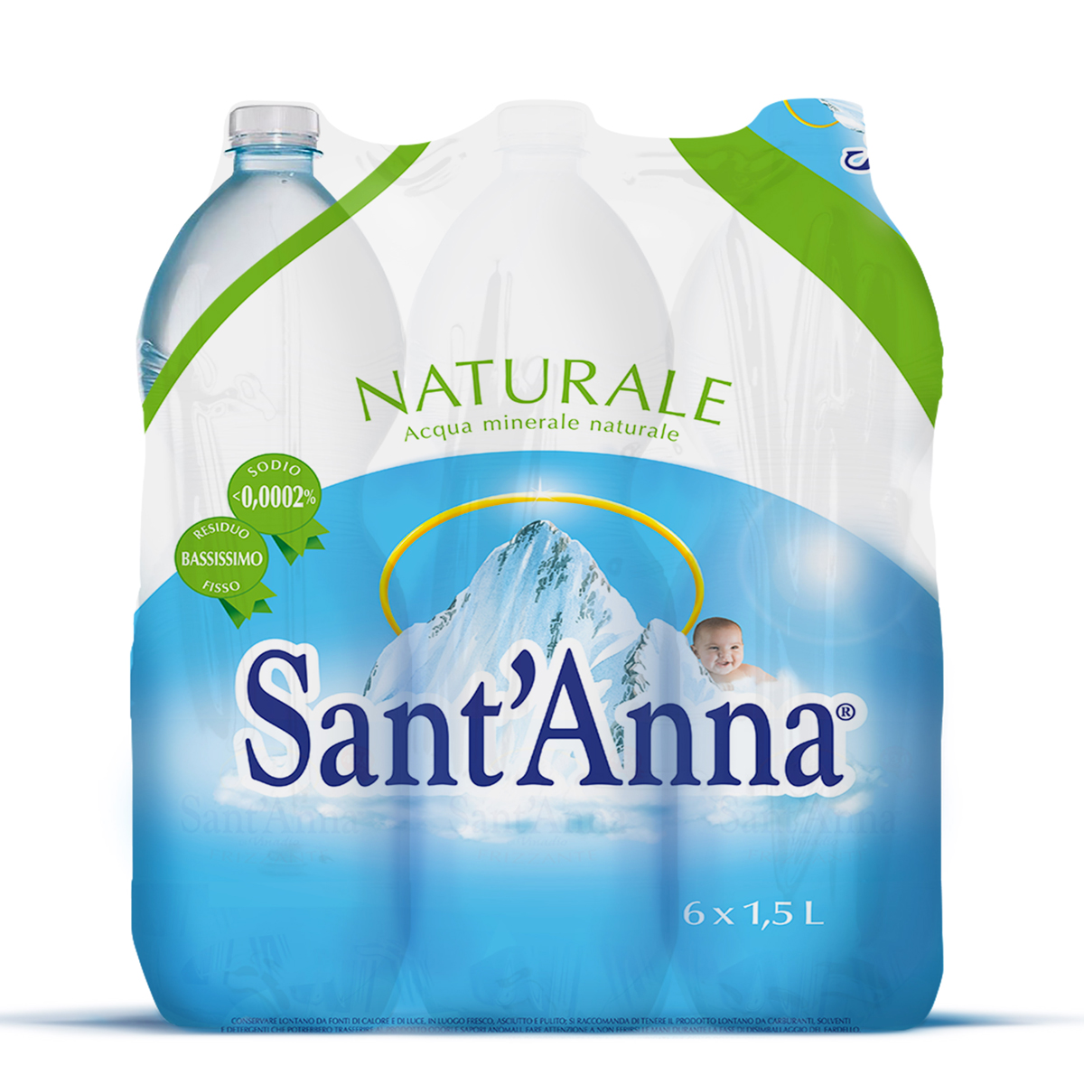 S.ANNA Acqua Naturale 150cl PLASTICA (conf. x6)