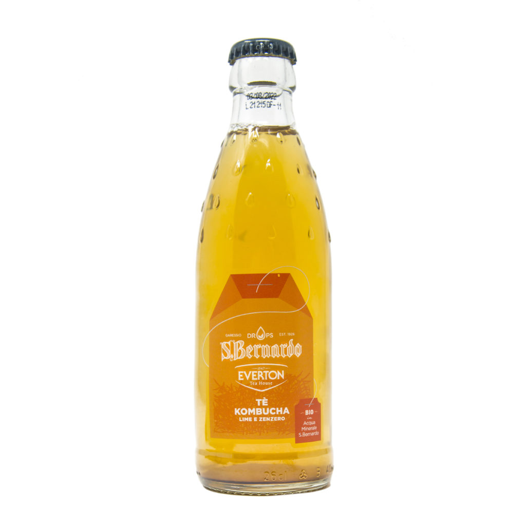 SAN BERNARDO Te Kombucha lime e zenzero BIO 26cl (cartone 12 bottiglie) -  Piacenza da Bere